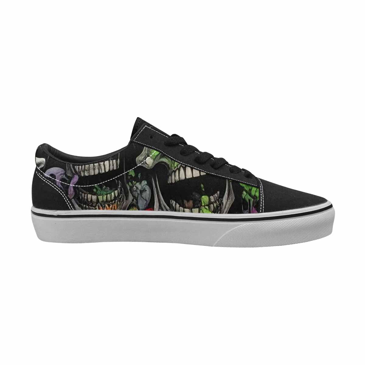 WOMEN'S Rainbow From Skull S Lace-Up Canvas Y2K Shoes
