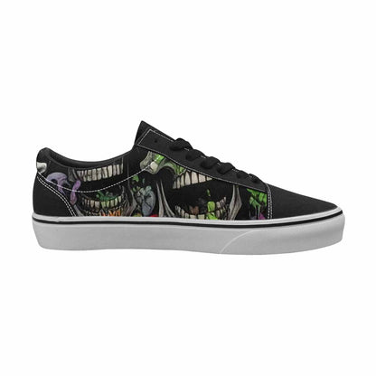 WOMEN'S Rainbow From Skull S Lace-Up Canvas Y2K Shoes