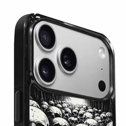 iPhone 17 Pro Case — Skull Dark Art Gothic Print Gothic, Unique Phone Case Design