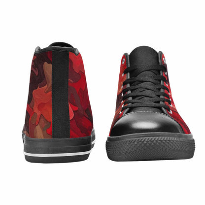 WOMEN'S Military Camouflage Blotch High Top Canvas Dreamcore Shoes