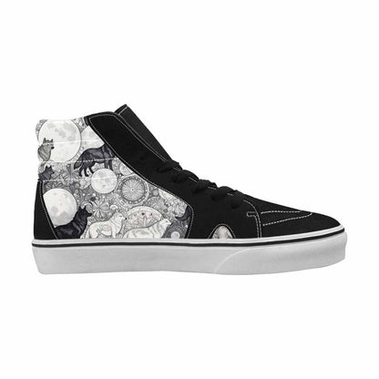 WOMEN'S Wolves Everywhere Collage High Top Canvas Dreamcore Sneakers