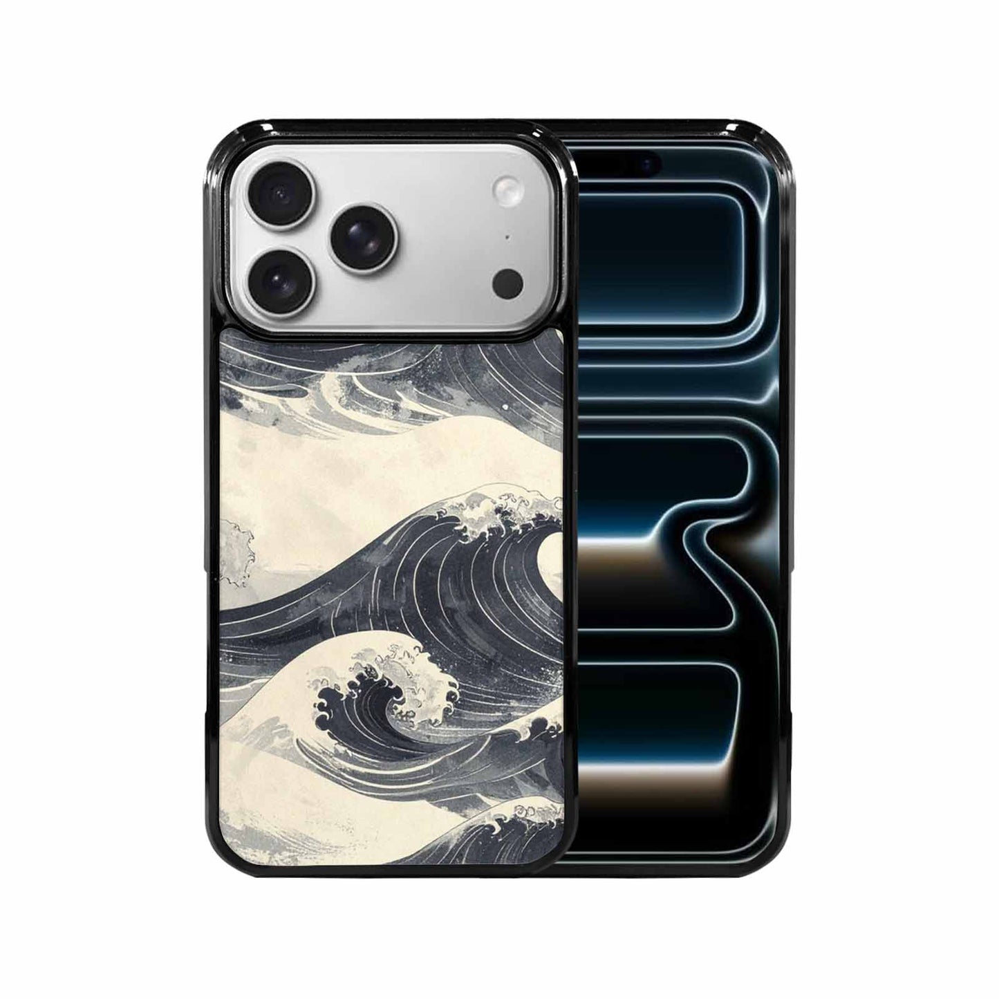 iPhone 17 Pro Max Case — Vintage Americana Wave Retro Vintage, Custom Printed Phone Case