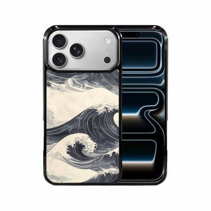 iPhone 17 Pro Max Case — Vintage Americana Wave Retro Vintage, Custom Printed Phone Case