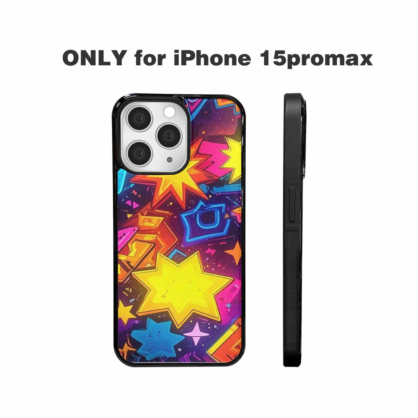 iPhone 15 Pro Max Case — 80s Retro Motif 80s Retro Motifs, Custom Printed Phone Case