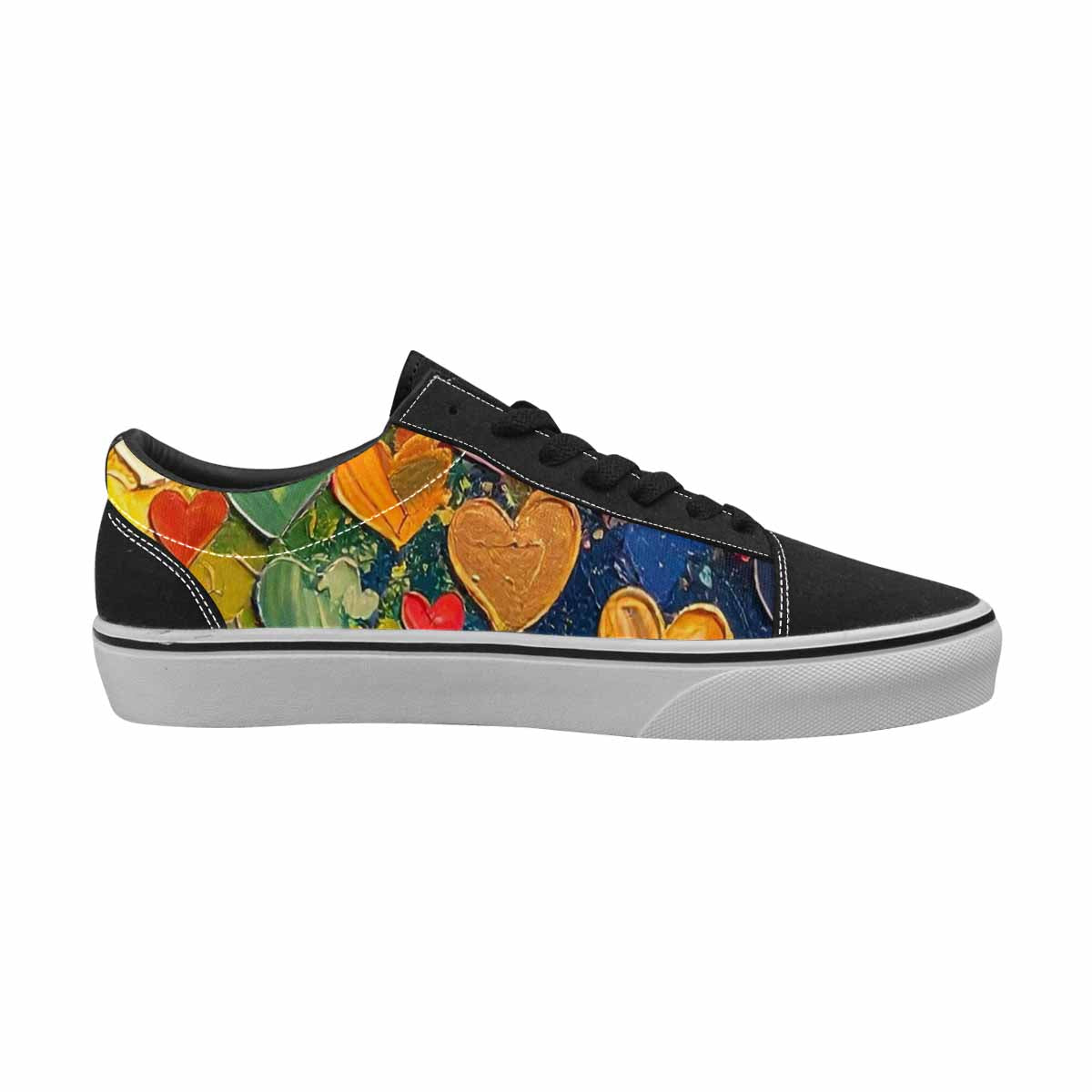 WOMEN'S Heart Burst Lace-Up Canvas Aesthetic Shoes