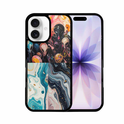 iPhone 17 Case — Aliens Marblealiens Pattern Alien Scifi, Custom Printed Phone Case