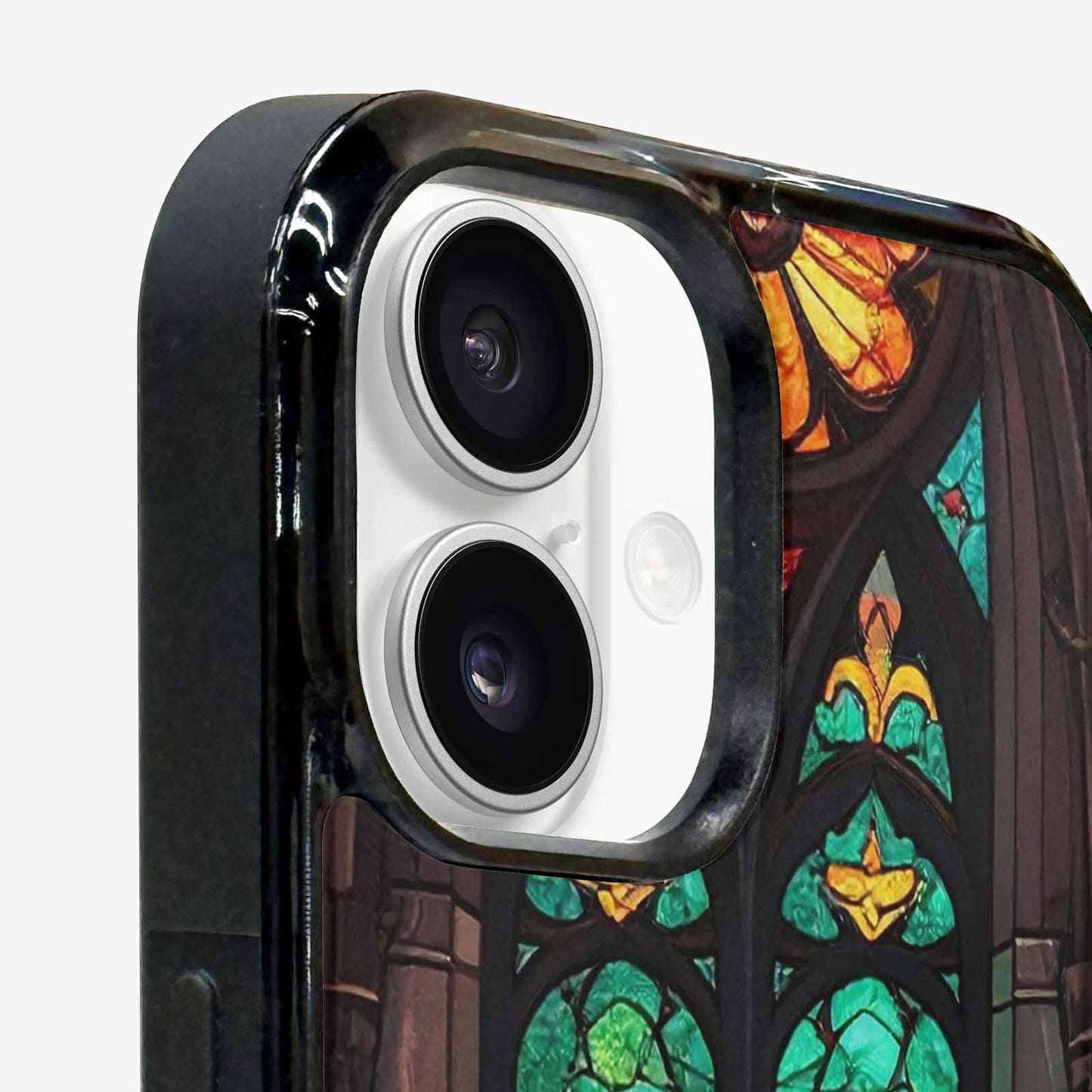 iPhone 16 Plus Case — Stained Glass Cathedral Custom, Custom Made Phone Cover