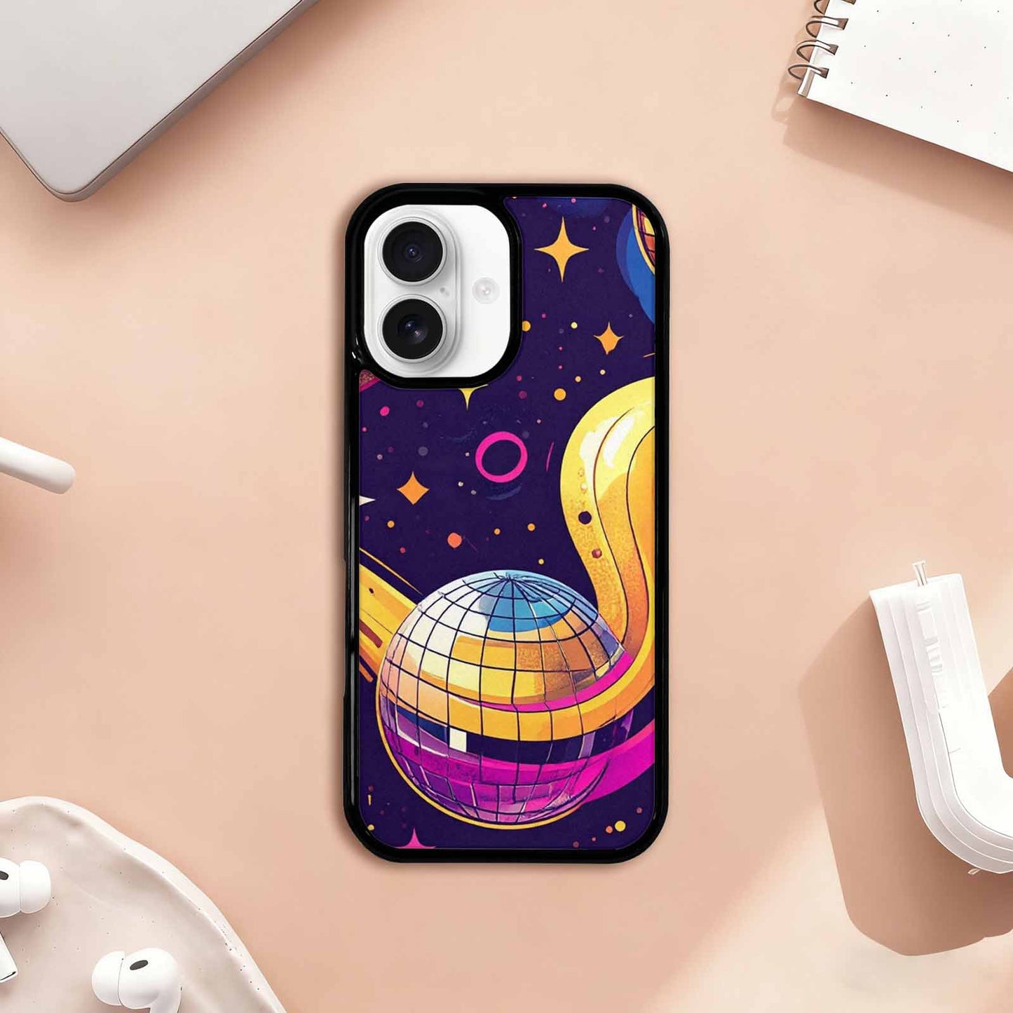 iPhone 17 Case — Disco Cartoon Art Pattern Cartoon Cute, Personalized Phone Case