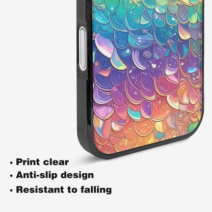 iPhone 16 Case — Holographic Iridescent Shimmer Pattern Hundreds Of, Unique Phone Case Design