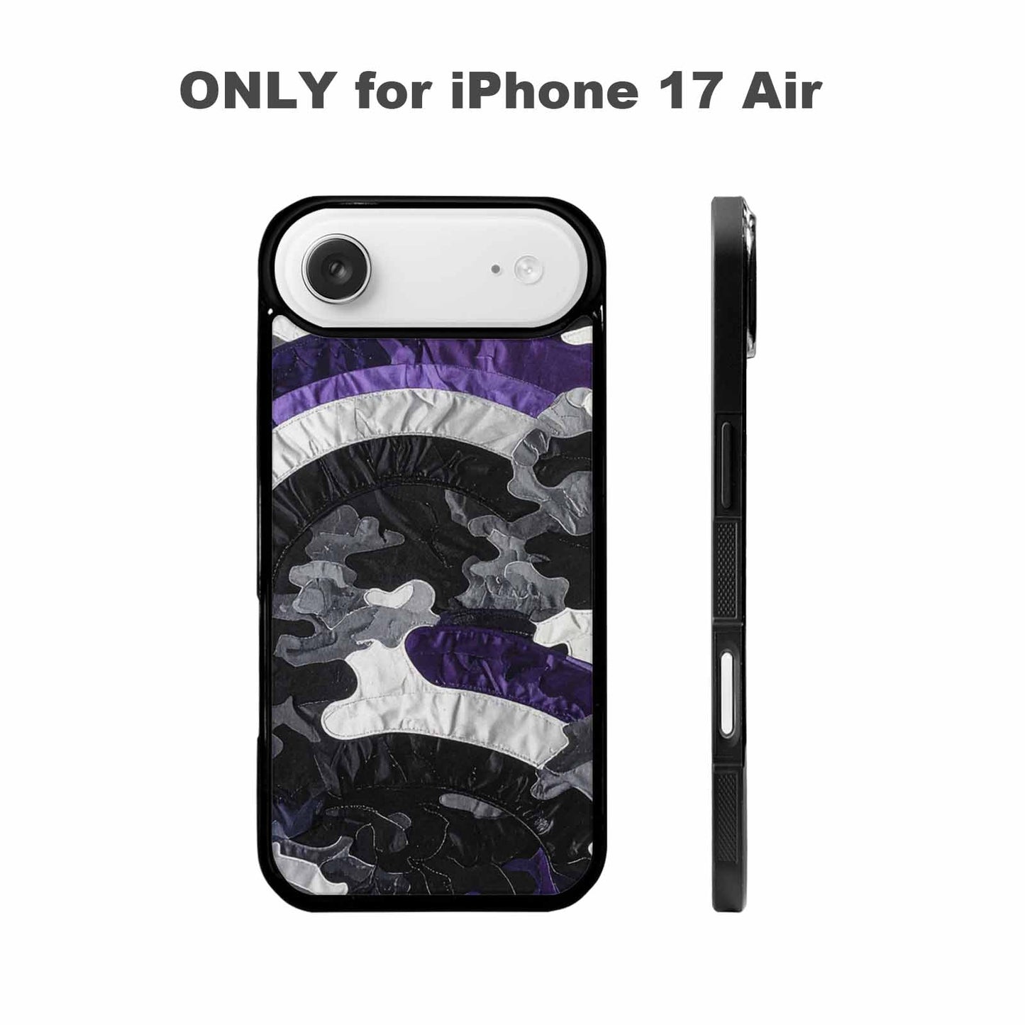 iPhone 17 Air Case — Vivid Camo Asexual Pride Camo, Custom Made Phone Cover