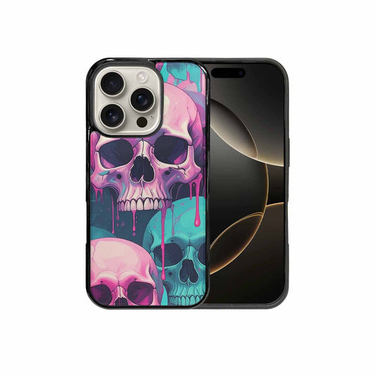 iPhone 16 Pro Case — Thousands Of Skulls Custom, Unique Phone Case Design