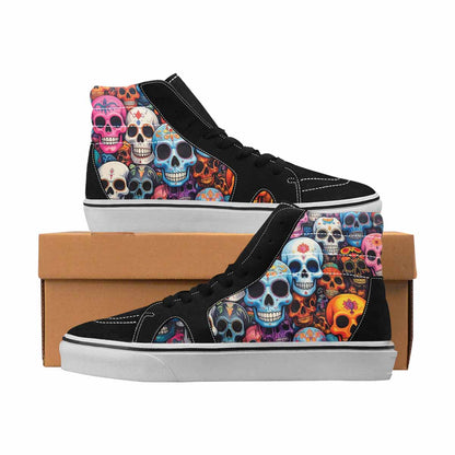 MEN'S Skulls High Top Canvas Boutique Dreamcore Custom Canvas Shoes