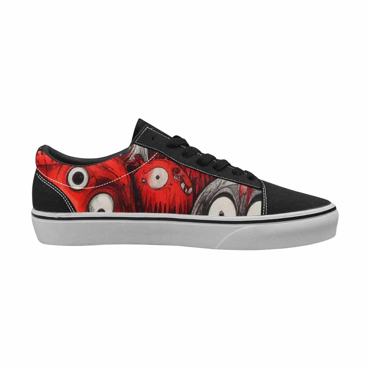 WOMEN'S Monsters (general) Lace-Up Canvas Grunge Shoes