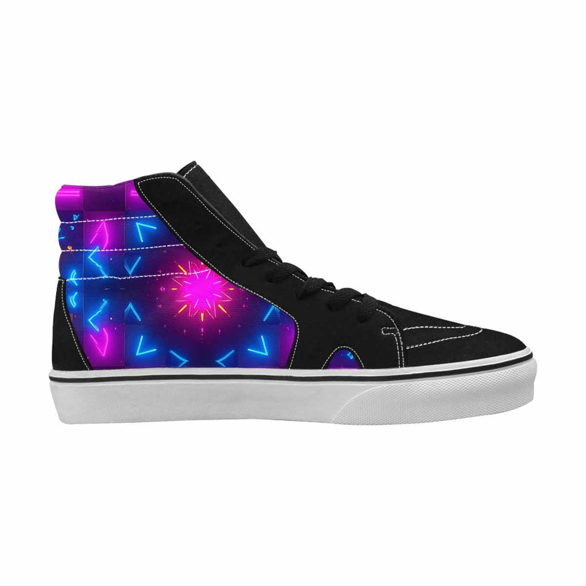 MEN'S 80s Retro Motif High Top Canvas Dreamcore Custom Shoes