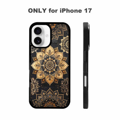 iPhone 17 Case — Small Mandala Pattern, Randomly Floral, Personalized Phone Case