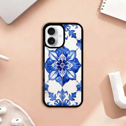 iPhone 17 Case — Mexican Talavera Tile Pattern, Floral, Custom Made Phone Cover