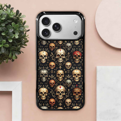 iPhone 17 Pro Max Case — Skull Dark Art Gothic Print Gothic, Personalized Phone Case