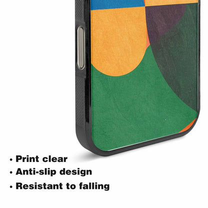 iPhone 15 Pro Max Case — 1990s Memphis Art Pattern, Custom Printed Phone Case