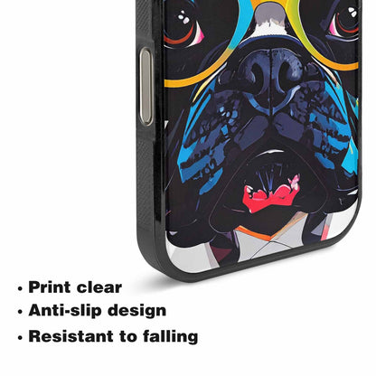 iPhone 16 Pro Max Case — French Bulldog Pop Art Pattern, Custom Phone Case