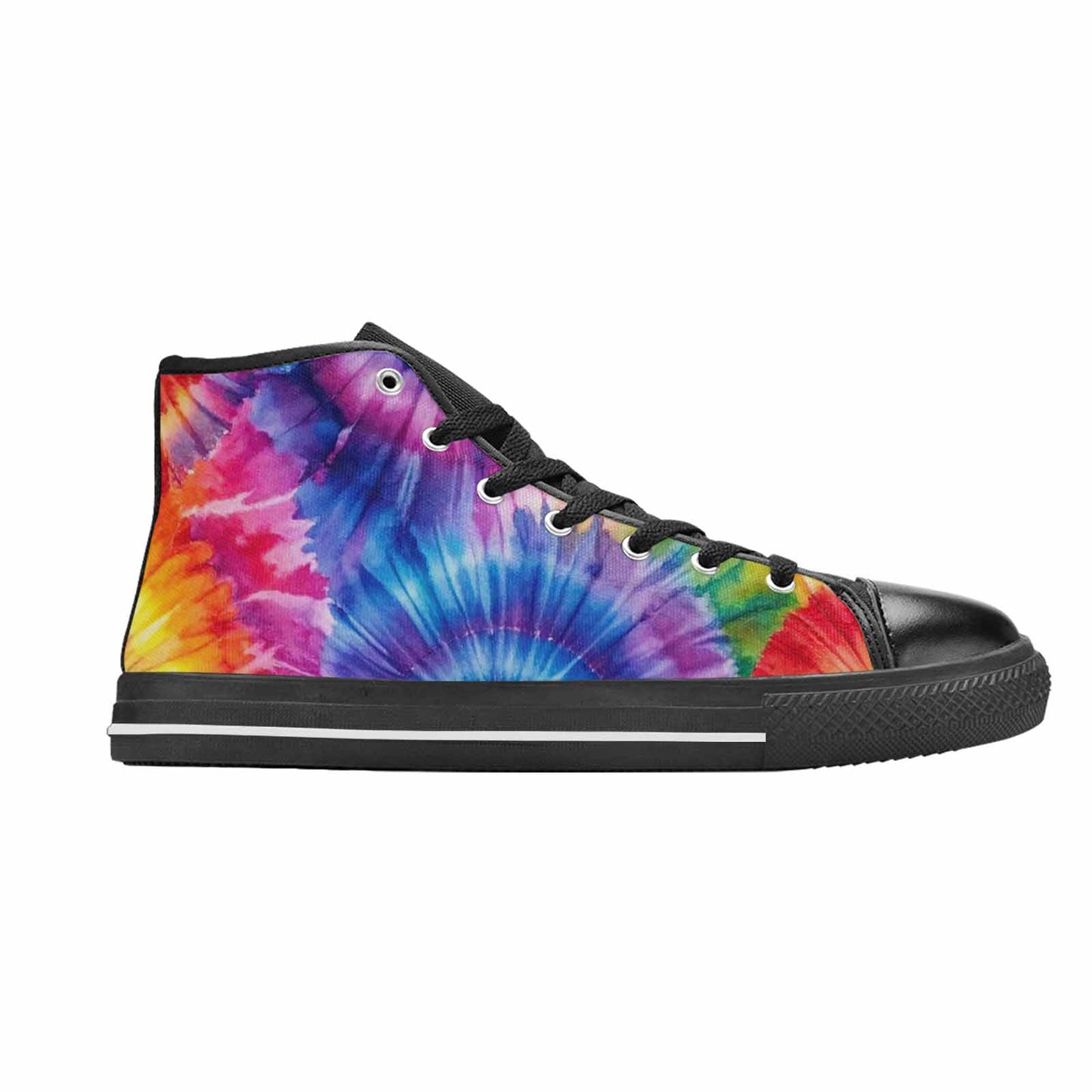 MEN'S Tie Dye - High Top Canvas Cottagecore Sneakers