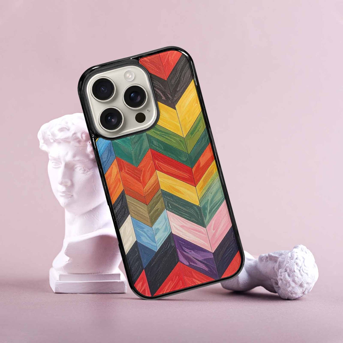 iPhone 16 Pro Case — Progress Pride Flag Color Theme Small, Personalized Phone Case