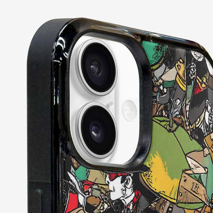 iPhone 16 Case — Noir Spy Silhouette Pen Ink Noir, Personalized Phone Case