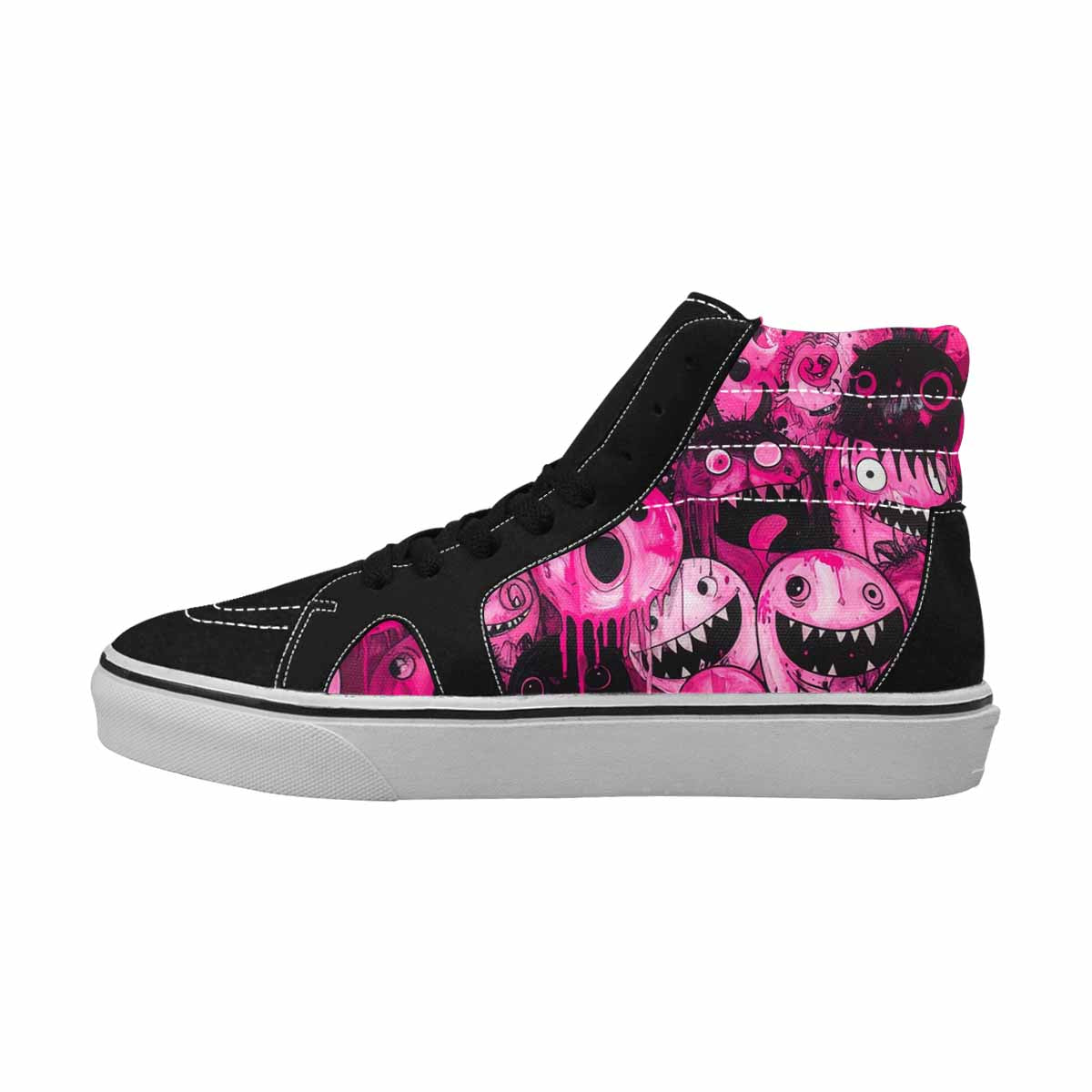 MEN'S Monsters (general) High Top Canvas Aesthetic Custom Shoes
