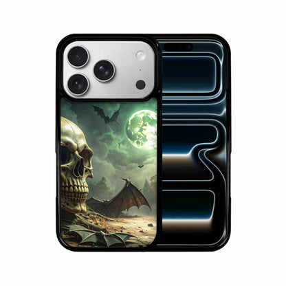 iPhone 17 Pro Case — Skull Dark Art Gothic Print Gothic, Custom Printed Phone Case
