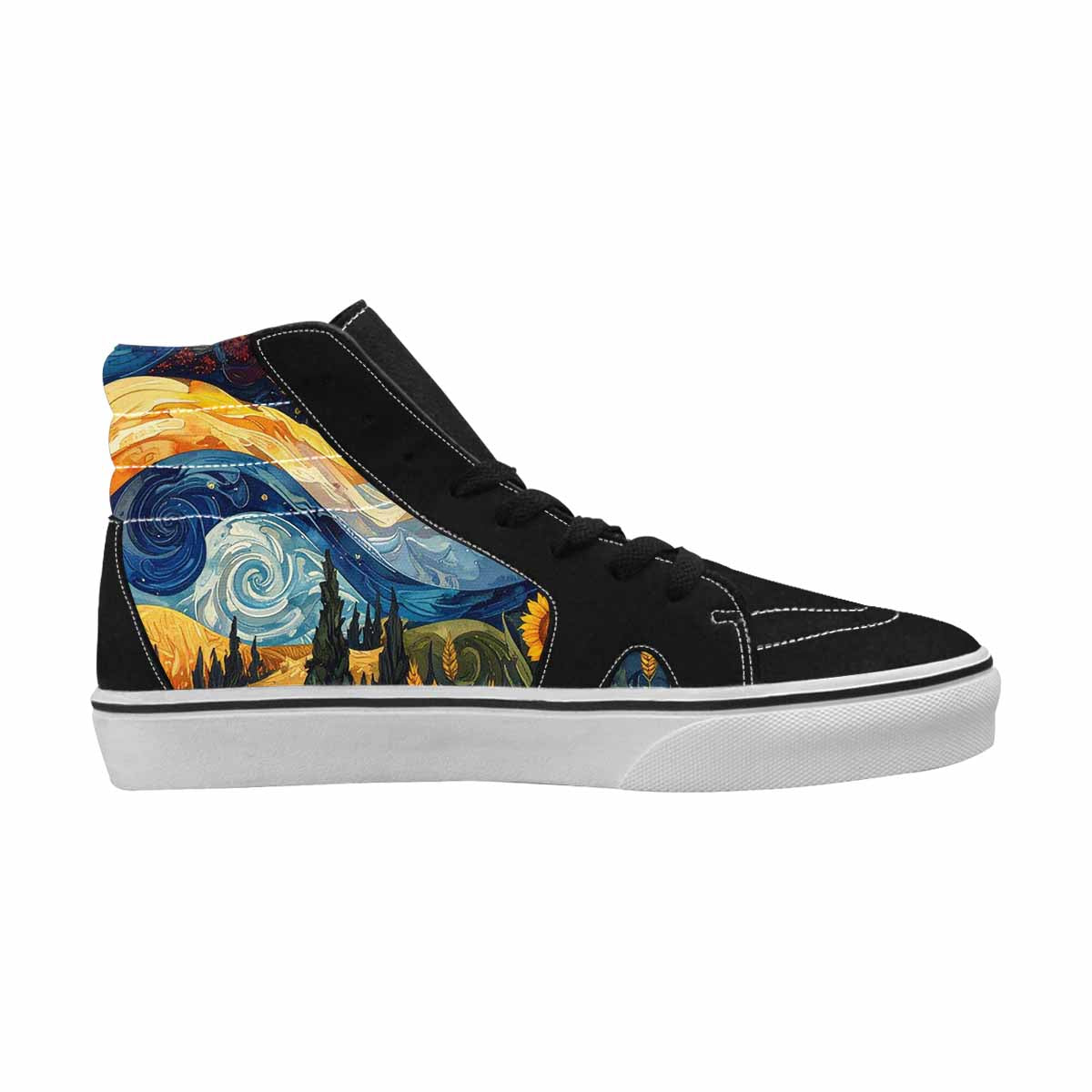 WOMEN'S Blend All Versions High Top Canvas Vivid Custom Sneakers