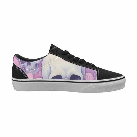 MEN'S Skulls - Pastel Canvas Lace-Up Wallpaper Art Sneakers