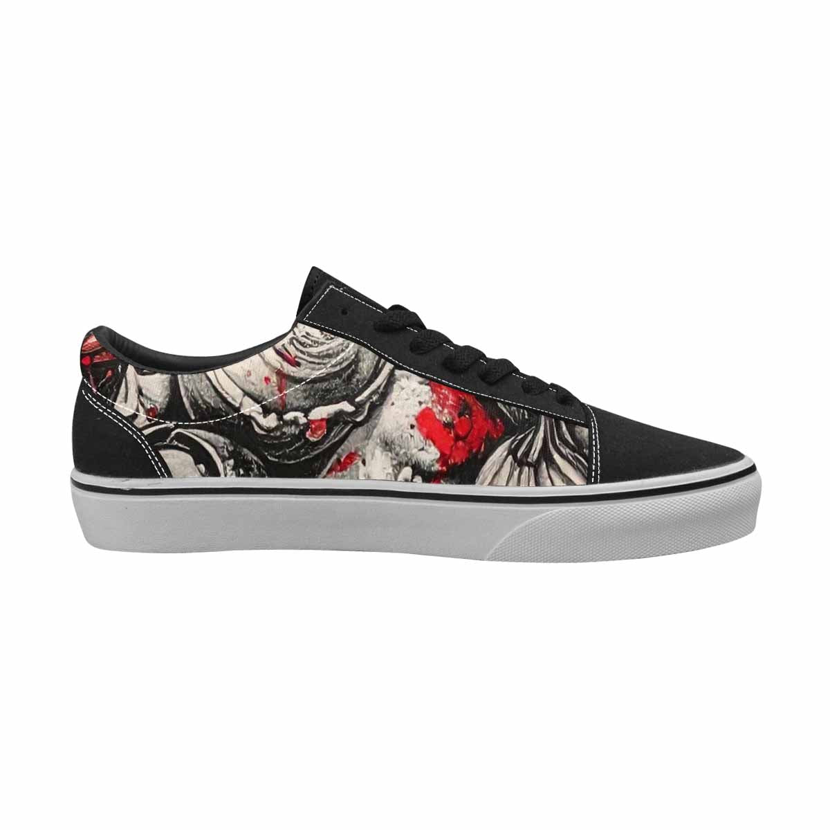 WOMEN'S Ice Cream Motif Lace-Up Canvas Aesthetic Shoes