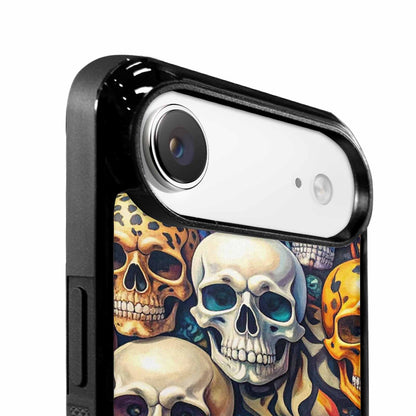 iPhone 17 Air Case — Skulls Pattern Hundreds Of Sma Gothic, Personalized Phone Case