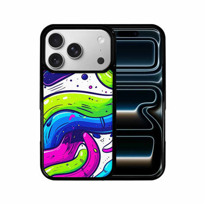 iPhone 17 Pro Case — Acid Wash Cartoon Tie Dye, Original Design Phone Case
