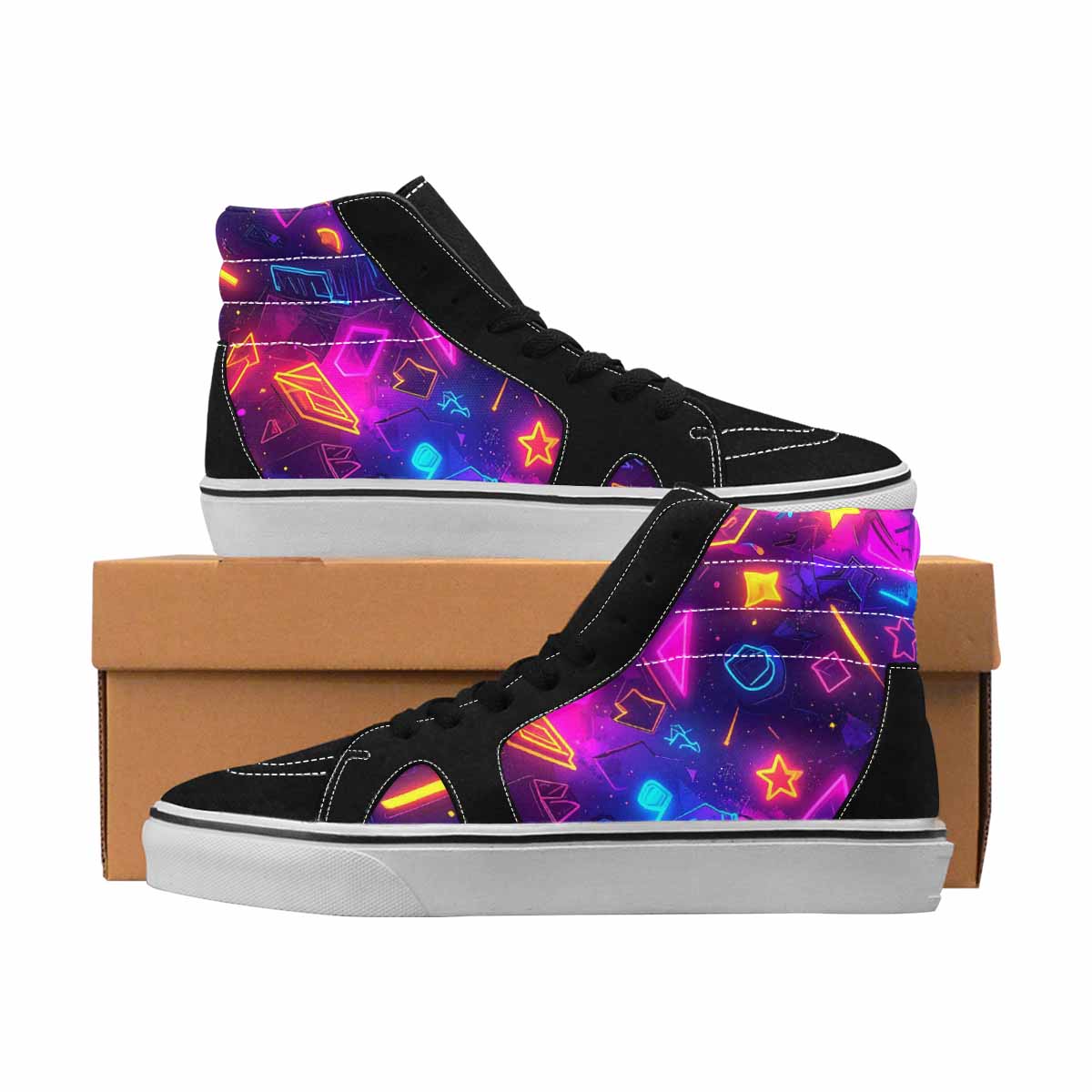 MEN'S 80s Retro Motif Qad Ferion