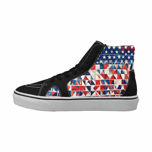 MEN'S American Flag Stars High Top Canvas Dreamcore Custom Shoes