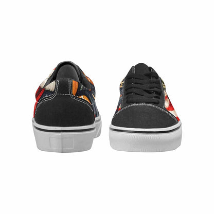 WOMEN'S Christmas Holly Snowflake Canvas Lace-Up Aesthetic Sneakers