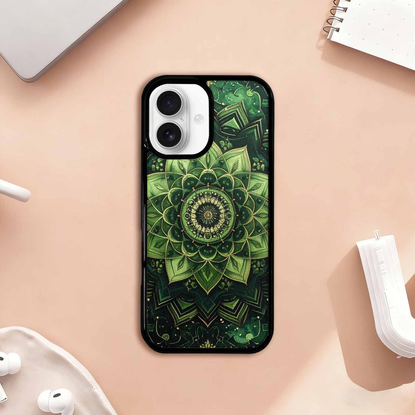 iPhone 17 Case — Small Mandala Pattern, Randomly Floral, Custom Art Phone Cover