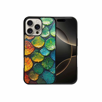 iPhone 16 Pro Max Case — Reptile Scale Full Color Vibrant Reptile, Unique Phone Case Design