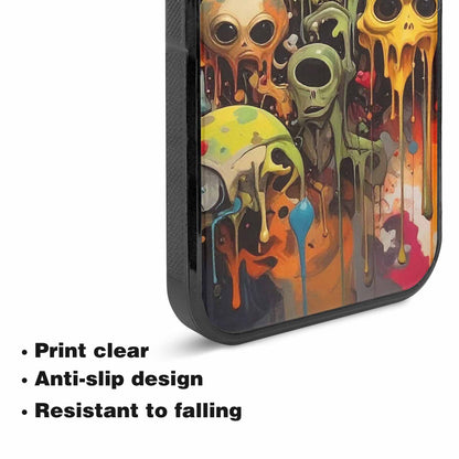 iPhone 15 Case — Aliens Camomelting Aliens Patt, Original Design Phone Case