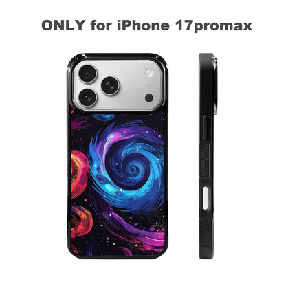 iPhone 17 Pro Max Case — Rose Galaxy Art Seamless Galaxy Space, Custom Phone Case