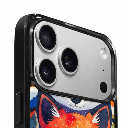 iPhone 17 Pro Max Case — Watercolor Kawaii Fox Watercolor Abstract, Custom Designed Case Cover