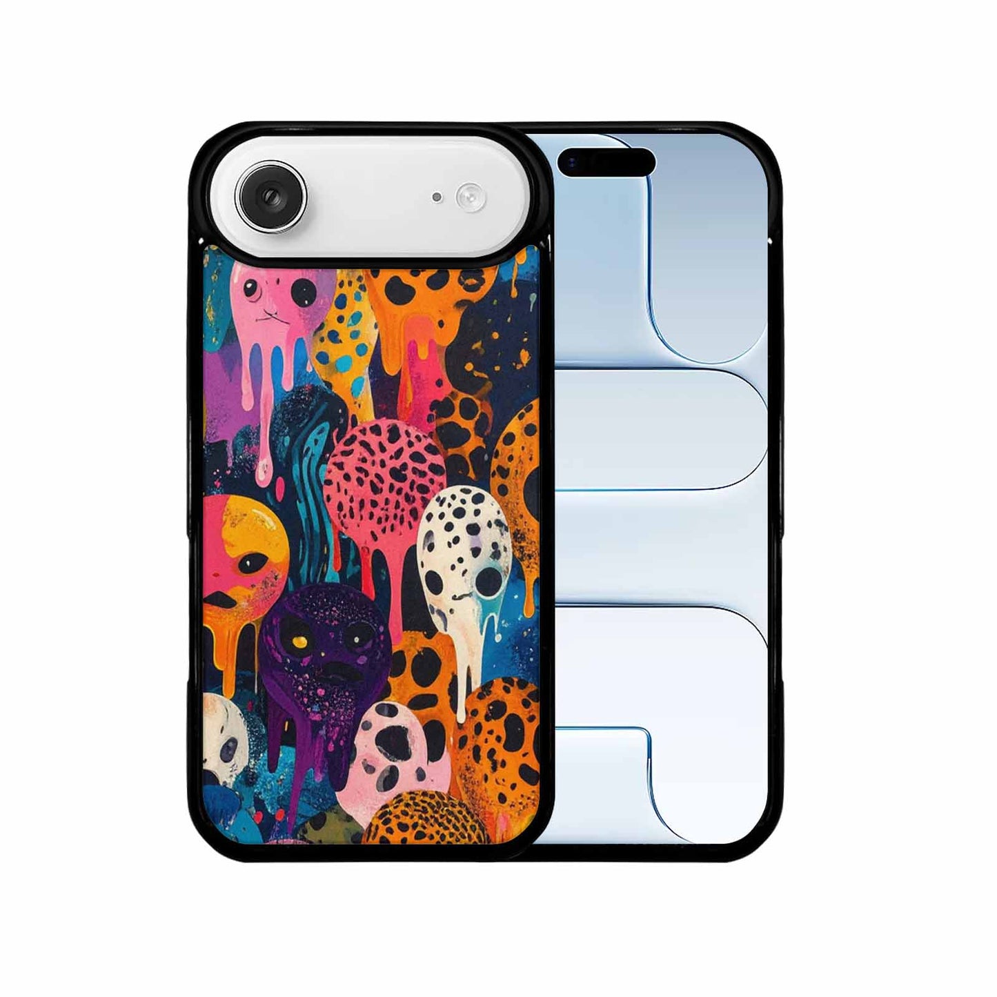 iPhone 17 Air Case — Melting Aliens Pattern Hundreds Of Alien, Custom Made Phone Cover