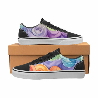 WOMEN'S Tie Lace-Up Canvas Surreal Custom Shoes