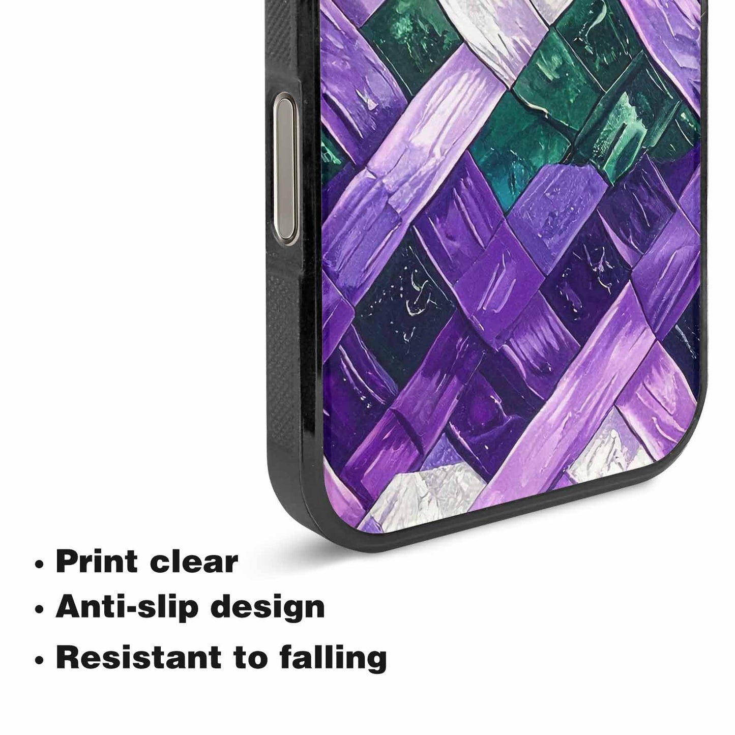iPhone 16 Pro Max Case — Genderqueer Flag Color Theme Small Rainbow, Custom Art Phone Cover