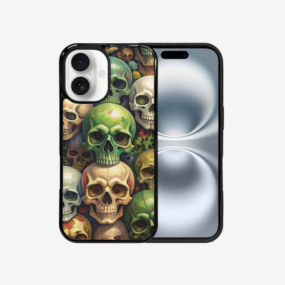 iPhone 16 Case — Skulls Camoskulls Pattern Hu E3k, Custom Art Phone Cover