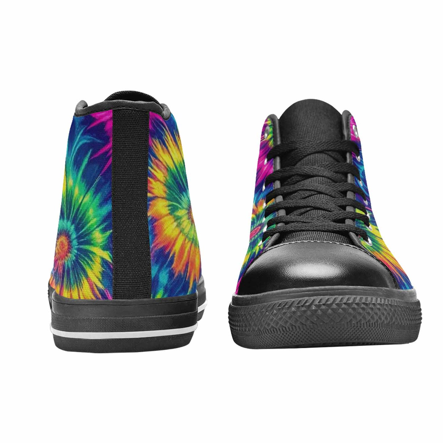MEN'S Tie Dye - High Top Canvas Y2K Sneakers