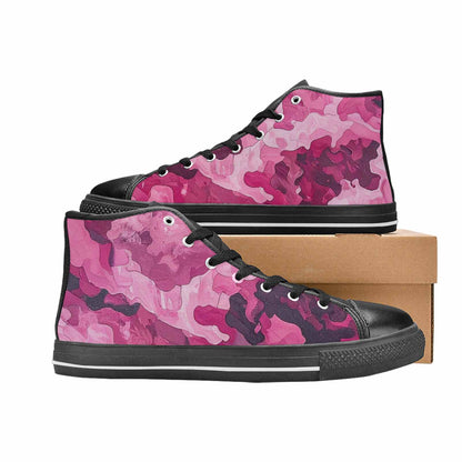 MEN'S Military Camouflage Blotch High Top Canvas Dreamcore Shoes