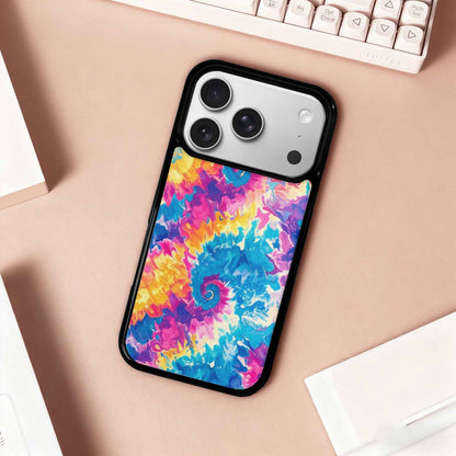 iPhone 17 Pro Case — Small Tie Dye Swirl Pattern Tie, Custom Designed Case Cover