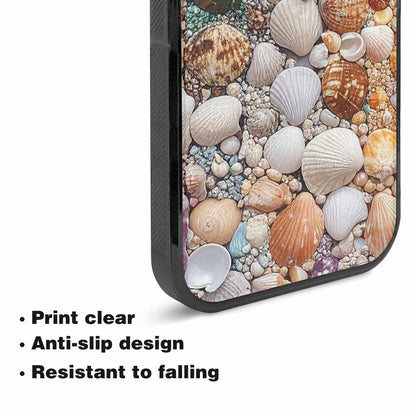 iPhone 15 Plus Case — Seashell Collage Seashell Collage Pattern Hundreds, Customized Protective Case