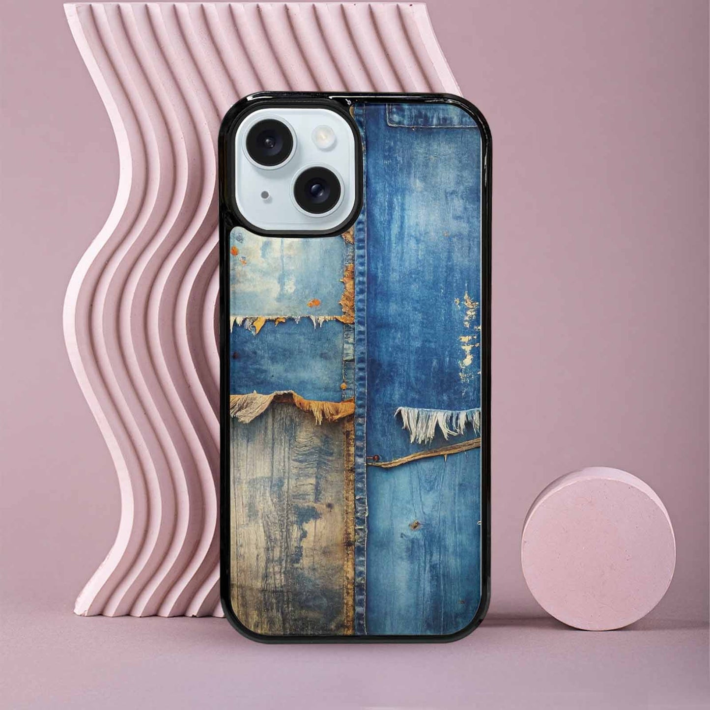 iPhone 15 Case — Curve The Ripping Demin Tectures For, Custom Printed Phone Case